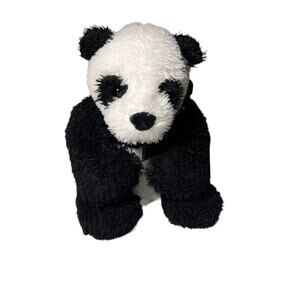 Mary Meyer Floppy Black White Textured Panda Soft Plush Stuffed Animal Toy